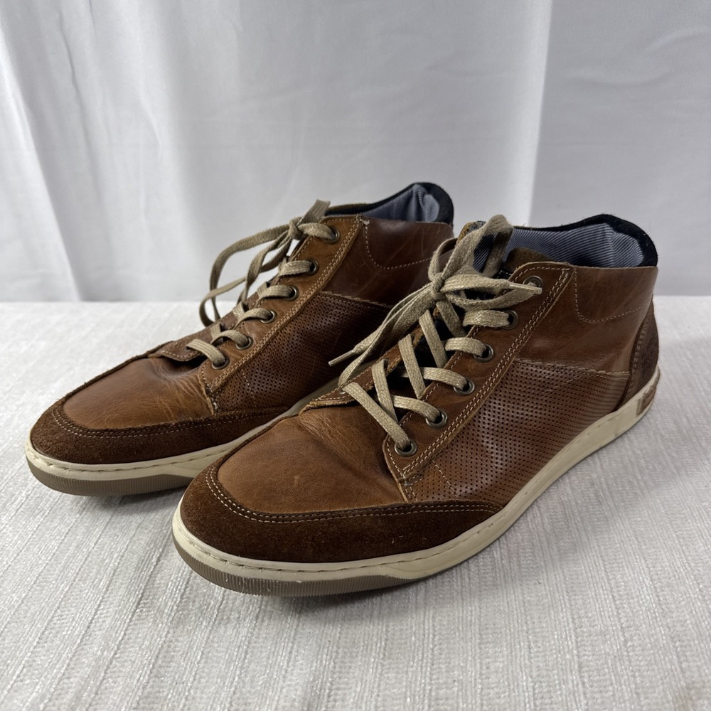 Men's Bull boxer  Laytone Mid - Top Leather Sneakers Sz 10
